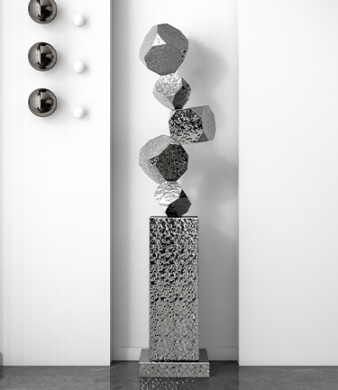 Skulpturer i rustfritt stål: typer, fordeler og hvordan du velger den rette