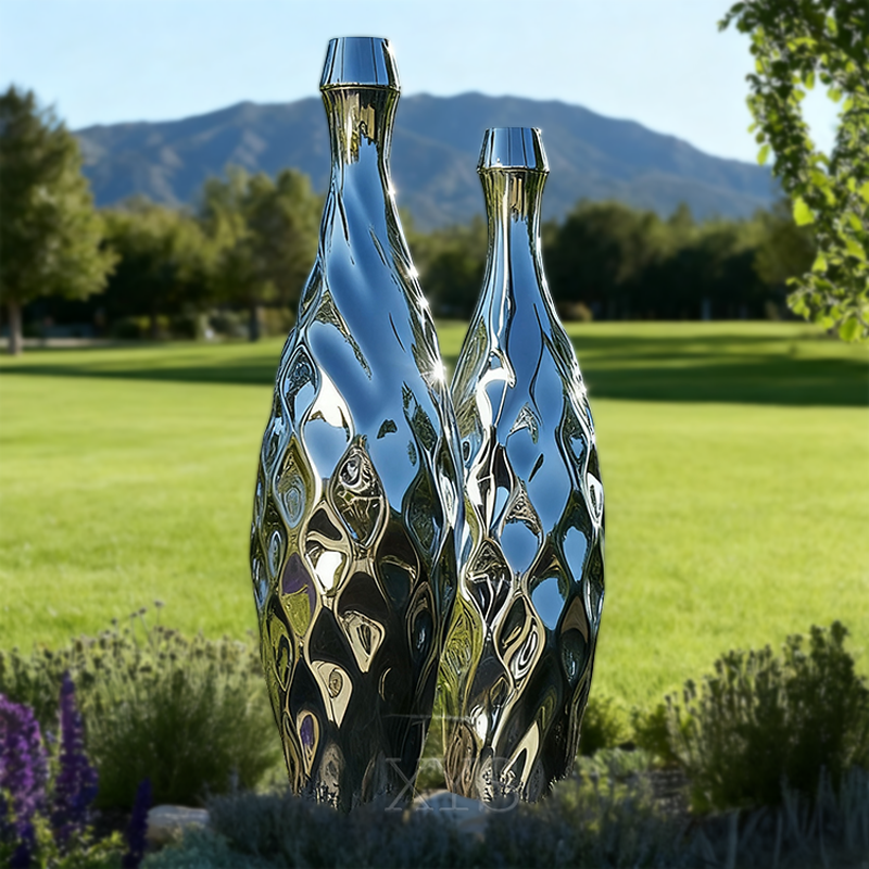 Krystallvase Speil Vase Skulptur